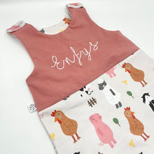 Load image into Gallery viewer, Farmyard Friends / Pink Twist Top Outfit
