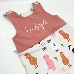 Farmyard Friends / Pink Twist Top Outfit
