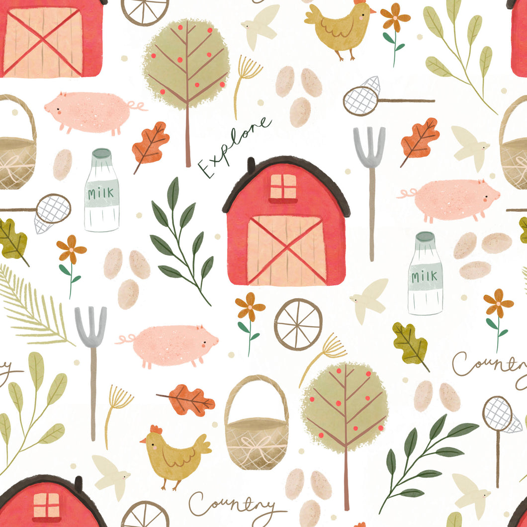 Country Farm Short Sleeved T-Shirt