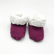 Load image into Gallery viewer, Plain Purple Winter Booties
