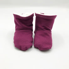 Load image into Gallery viewer, Plain Purple Winter Booties
