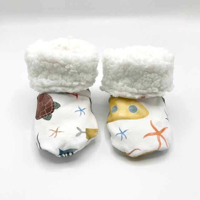 Under the Sea Winter Booties