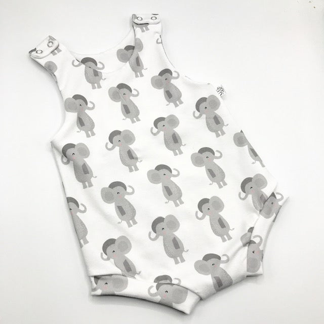 Elephant Bloomer Romper