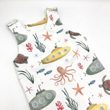 Load image into Gallery viewer, Under the Sea Footed Romper

