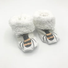 Load image into Gallery viewer, Bees Winter Booties

