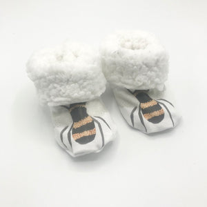 Bees Winter Booties