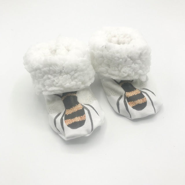 Bees Winter Booties