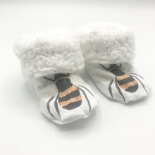 Load image into Gallery viewer, Bees Winter Booties
