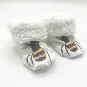 Bees Winter Booties