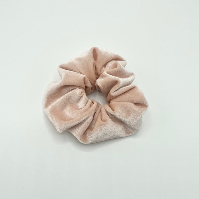 Baby Pink Velvet Scrunchie