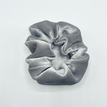 Load image into Gallery viewer, Silver Velvet Scrunchie
