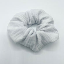 Load image into Gallery viewer, White Muslin Scrunchie
