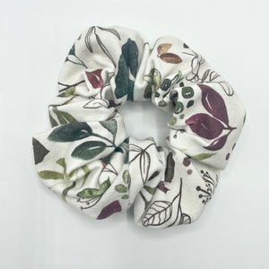 Vintage Leaves Scrunchie