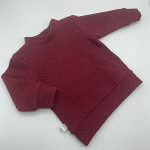 Berry Knit Slouchy Jumper