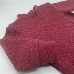 Berry Knit Slouchy Jumper