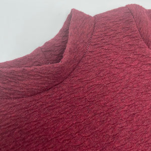 Berry Knit Slouchy Jumper