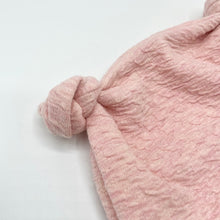 Load image into Gallery viewer, Rose Knit Double Knot Hat

