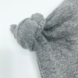 Stone Knit Double Knot Hat