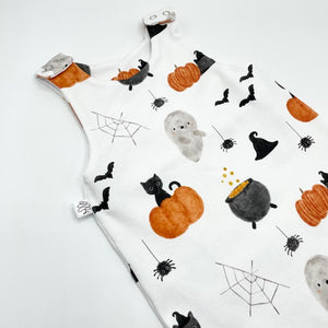 Spooky Season Footed Romper