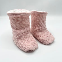 Load image into Gallery viewer, Rose Knit Winter Booties
