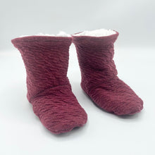 Load image into Gallery viewer, Berry Knit Winter Booties
