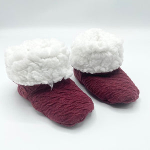 Berry Knit Winter Booties