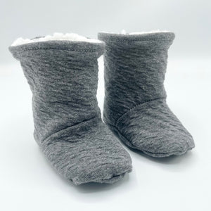 Stone Knit Winter Booties