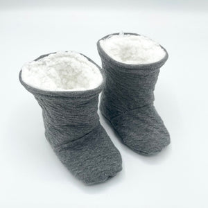 Stone Knit Winter Booties