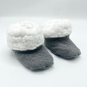 Stone Knit Winter Booties