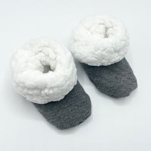 Stone Knit Winter Booties