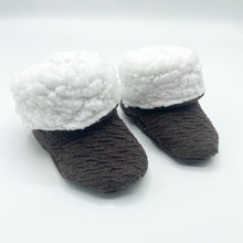 Load image into Gallery viewer, Walnut Knit Winter Booties

