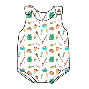 Gone Fishing Bloomer Romper