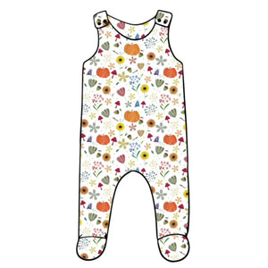 Pumpkin Season Footed Romper
