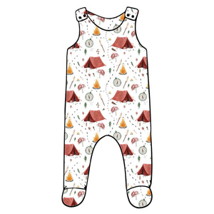 Camp Life Footed Romper