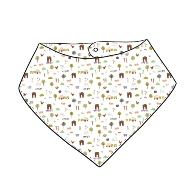 Mini Farm Dribble Bib
