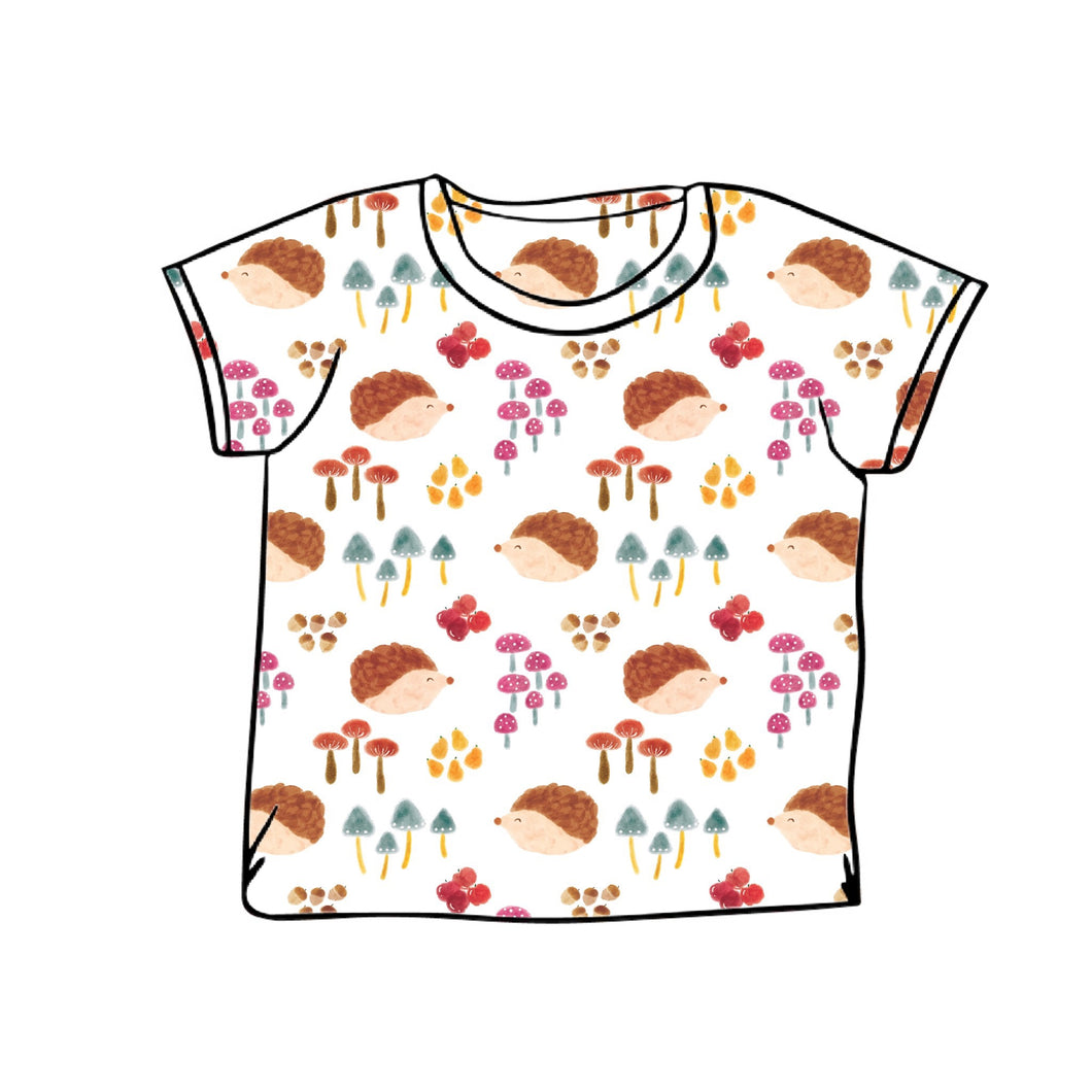 Hedgehog Short Sleeved T-Shirt