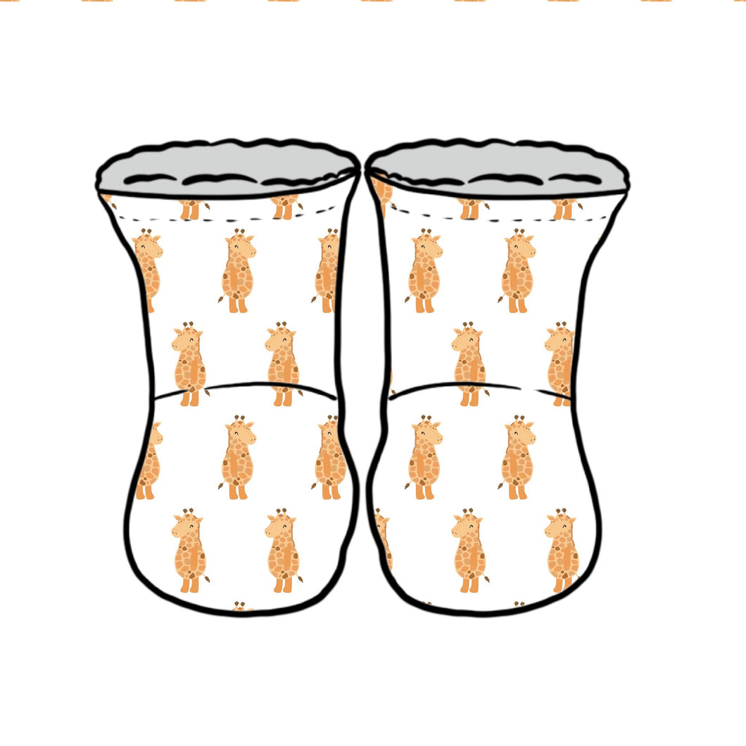 Giraffe Winter Booties