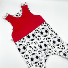 Load image into Gallery viewer, Football/Red Twist Top Outfit
