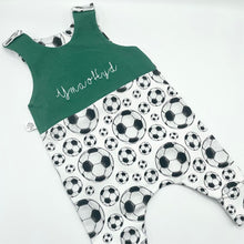 Load image into Gallery viewer, Football/Green Twist Top Outfit
