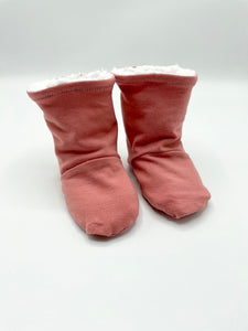 Plain Pink Winter Booties