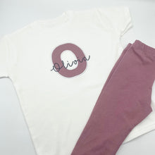 Load image into Gallery viewer, Personalised Plain Appliqué T-Shirt
