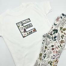 Load image into Gallery viewer, Vintage Leaves Appliqué T-Shirt
