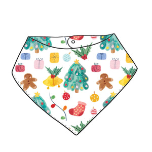 Merry Christmas Dribble Bib