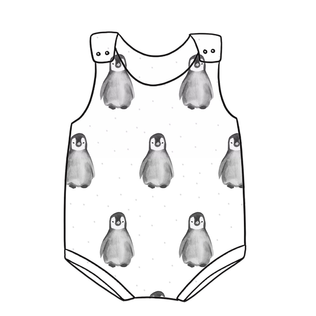 Penguins Bloomer Romper
