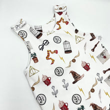 Load image into Gallery viewer, Mischief Managed Footed Romper
