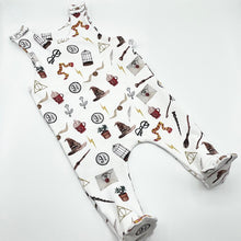 Load image into Gallery viewer, Mischief Managed Footed Romper
