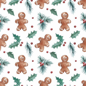 Gingerbread Footed Romper