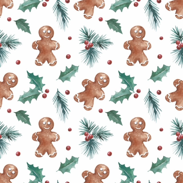 Gingerbread Footed Romper
