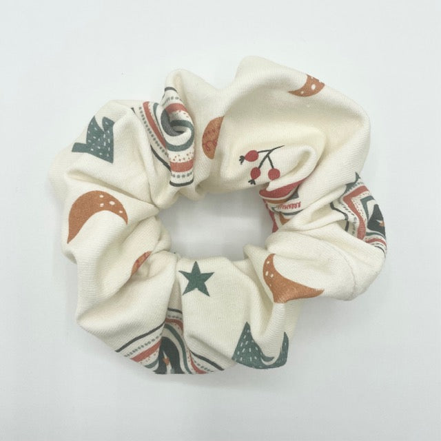 Boho Christmas Scrunchie