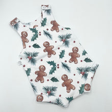 Load image into Gallery viewer, Gingerbread Bloomer Romper
